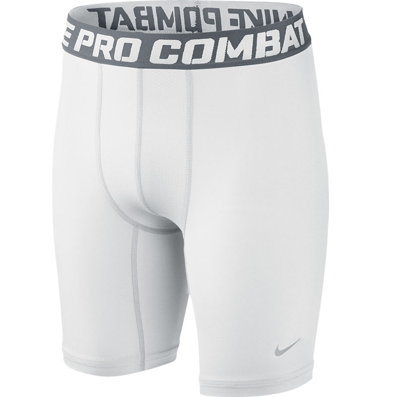 Pro Combat Compression Boy's Short White/grey