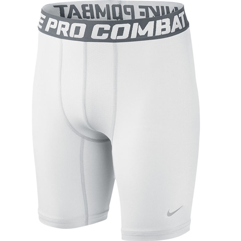 Nike Pro Combat Compression Boy's Short White/grey