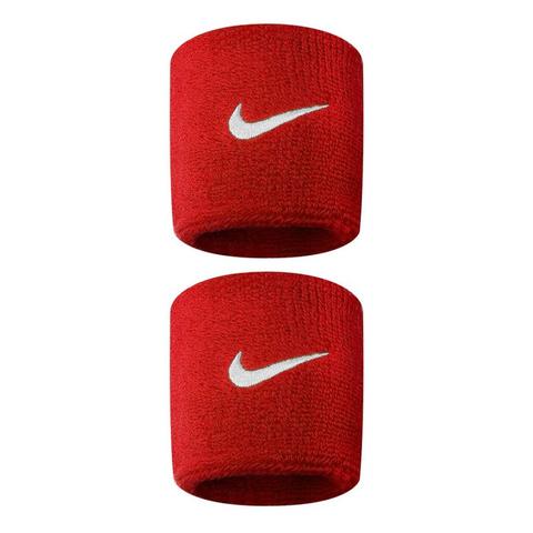 Nike Swoosh Tennis Wristband Red/white