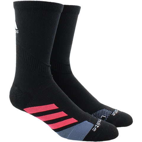 Adidas Traxion Crew Unisex Tennis Socks Black/red/onix/white