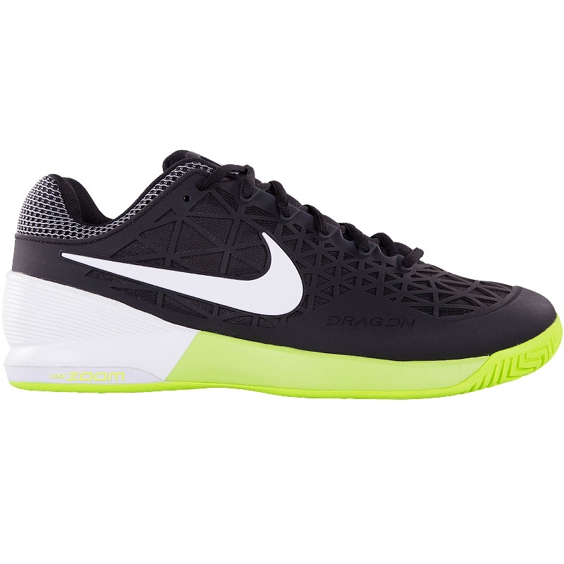 Nike Zoom Cage 2 Men's Tennis Shoe Black/volt