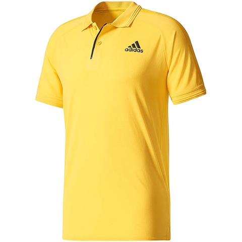 Adidas Barricade Men's Tennis Polo Yellow/black