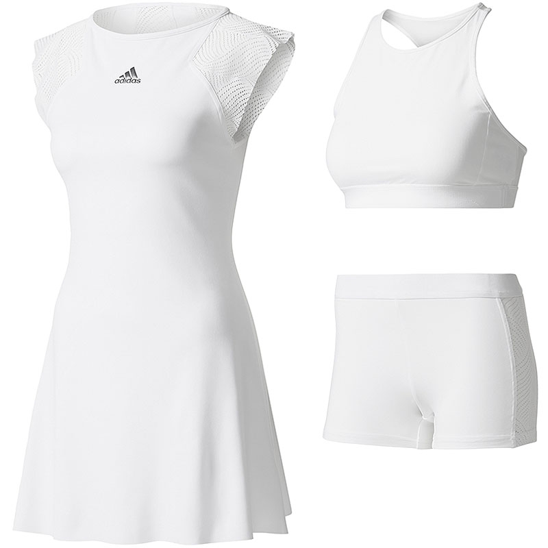 adidas tennis dress white