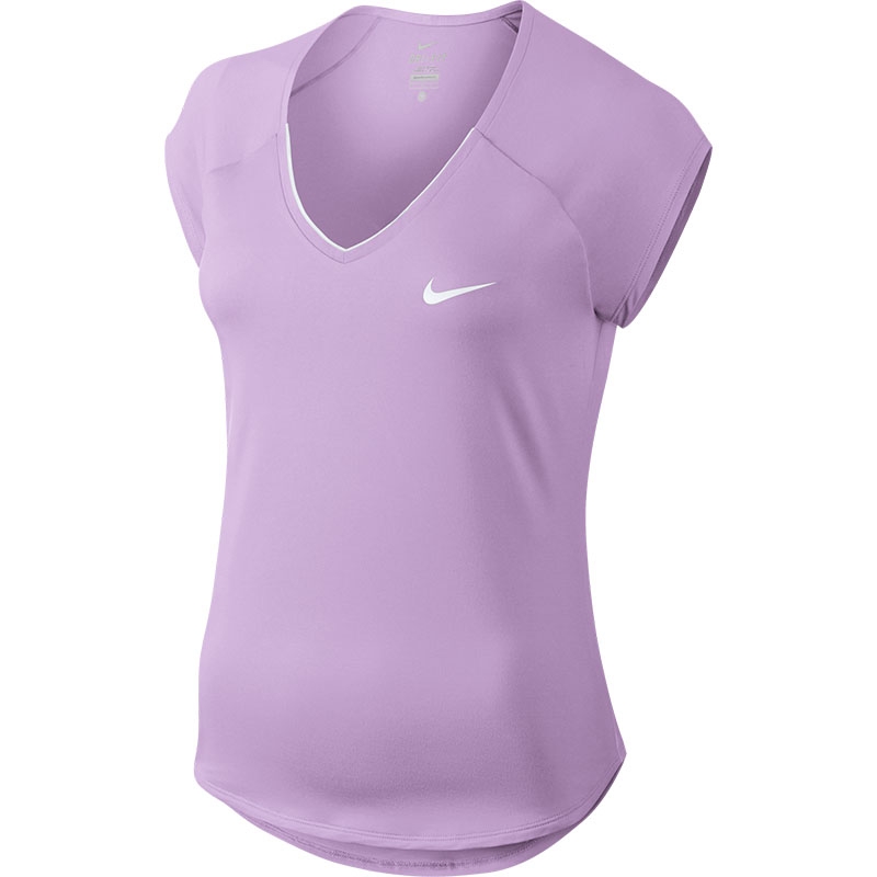 Nike Pure Women's Tennis Top Violet/white