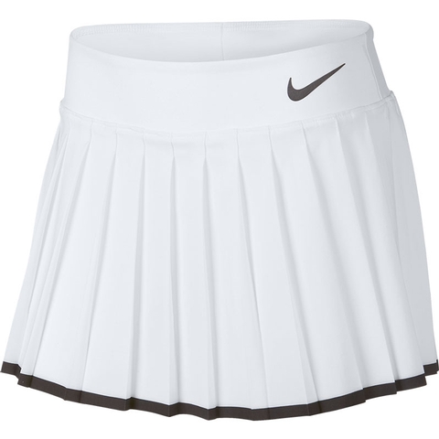 Nike Victory Girl's Tennis Skirt White/black