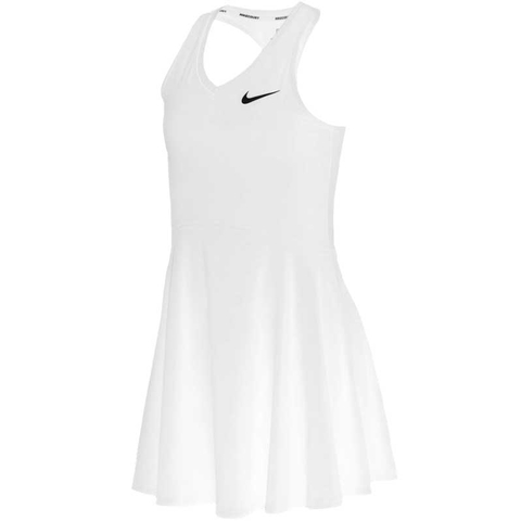 Nike Court Pure Girl's Tennis Dress White
