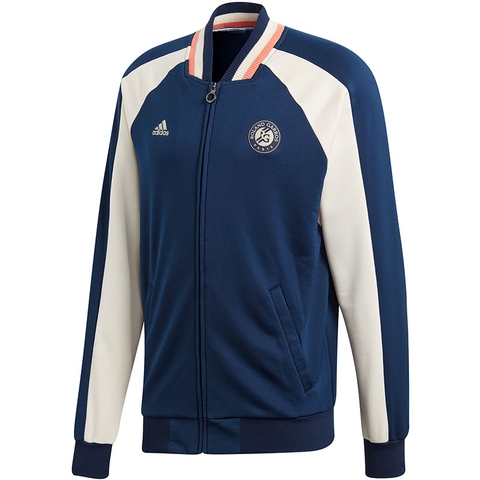 Adidas Roland Garros Men's Tennis Jacket Navy/ecrutint