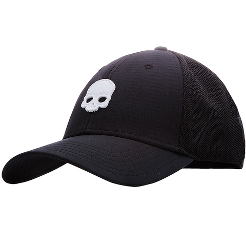 Hydrogen Skull Men's Tennis Hat Black