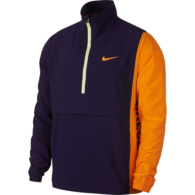 Nike Court Stadium Men's Tennis Jacket Blackenedblue/orange
