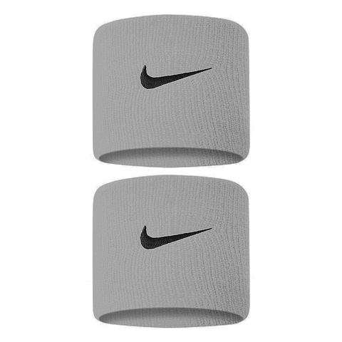 Nike Swoosh Tennis Wristband Grey/black