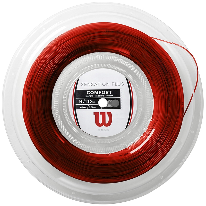 Wilson Sensation Plus 16 Tennis String Reel Red
