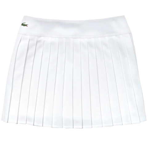 Lacoste Lightweight Pleated Women's Tennis Skirt White