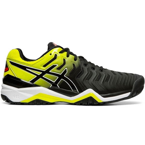 Asics Resolution Tennis Shoe Black/yellow