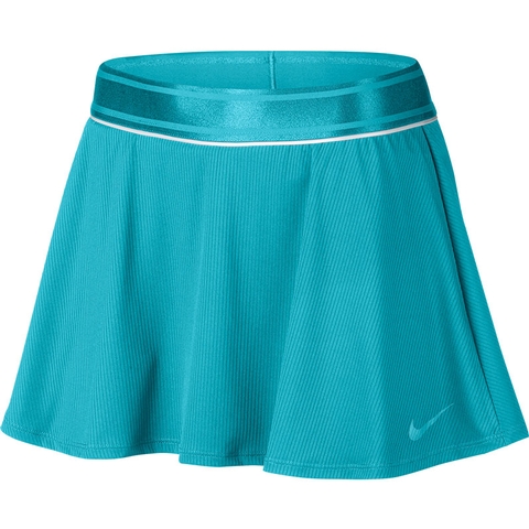 Nike Court Dry Flouncy Women's Tennis Skirt Tealnebula/white