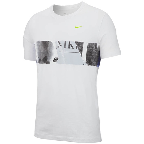 Nike Court Us Open Men's Tennis Tee White