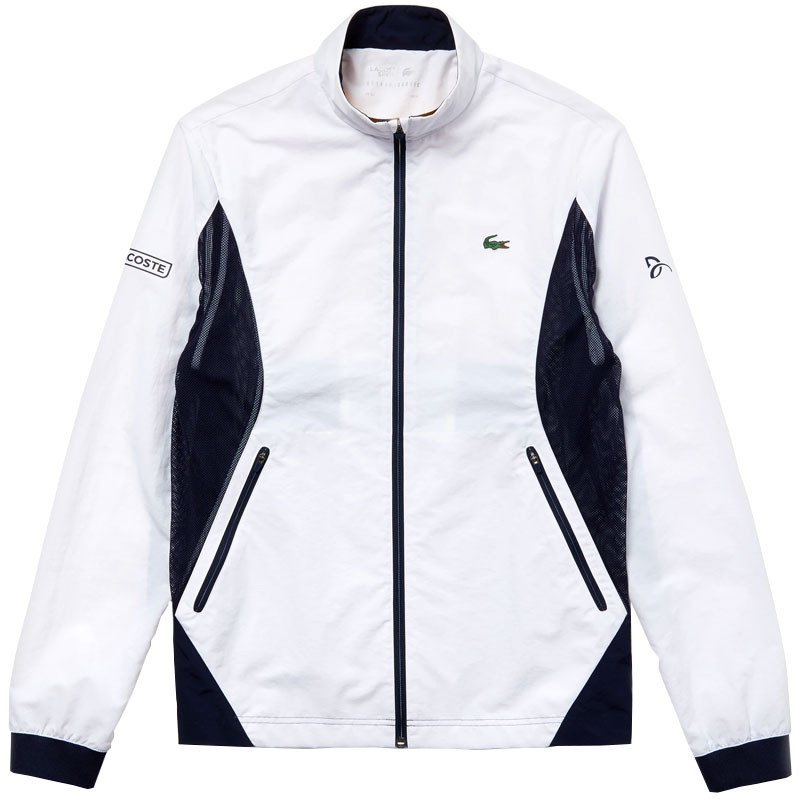 Lacoste Novak Men's Tennis Jacket White