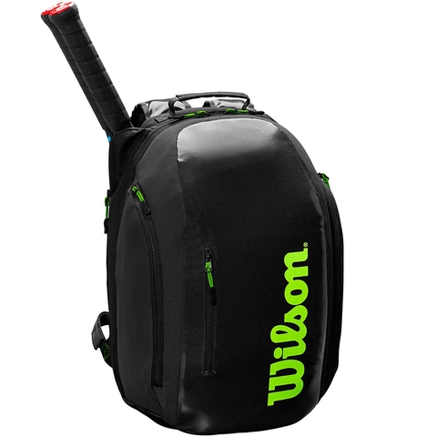 Wilson Super Tour Tennis Backpack Black/green