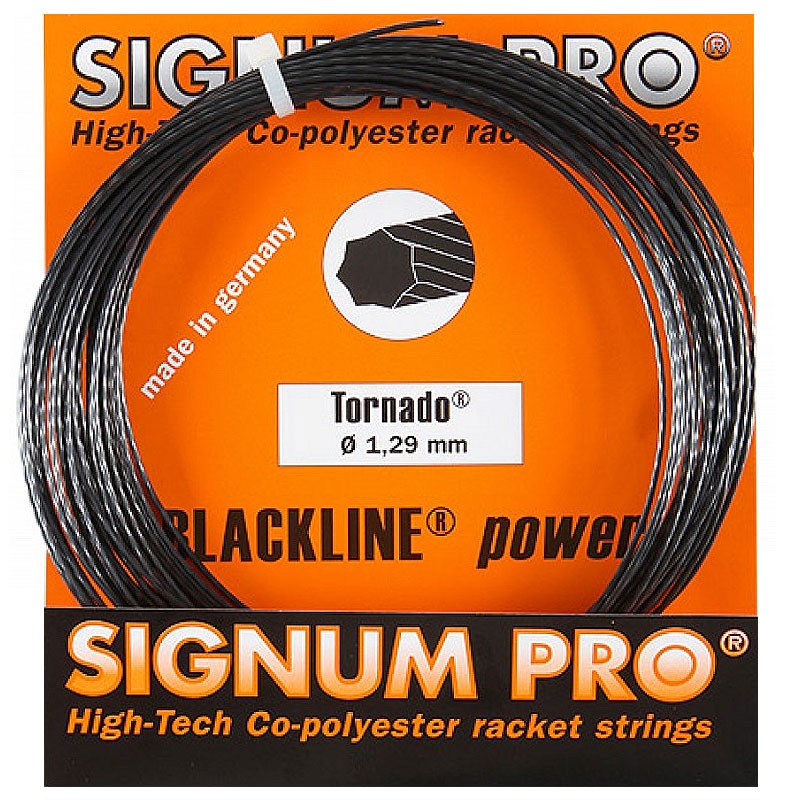 Signum Pro Tornado 1.29 Tennis String Set Black