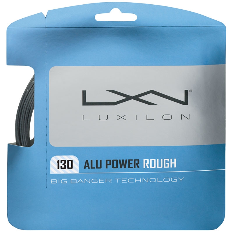 Luxilon Alu Power 130 Rough Tennis String Set Silver