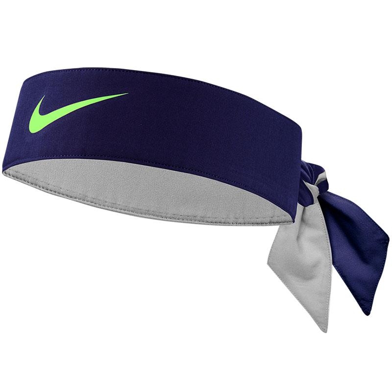 Nike Tennis Headband Blackenedblue/green