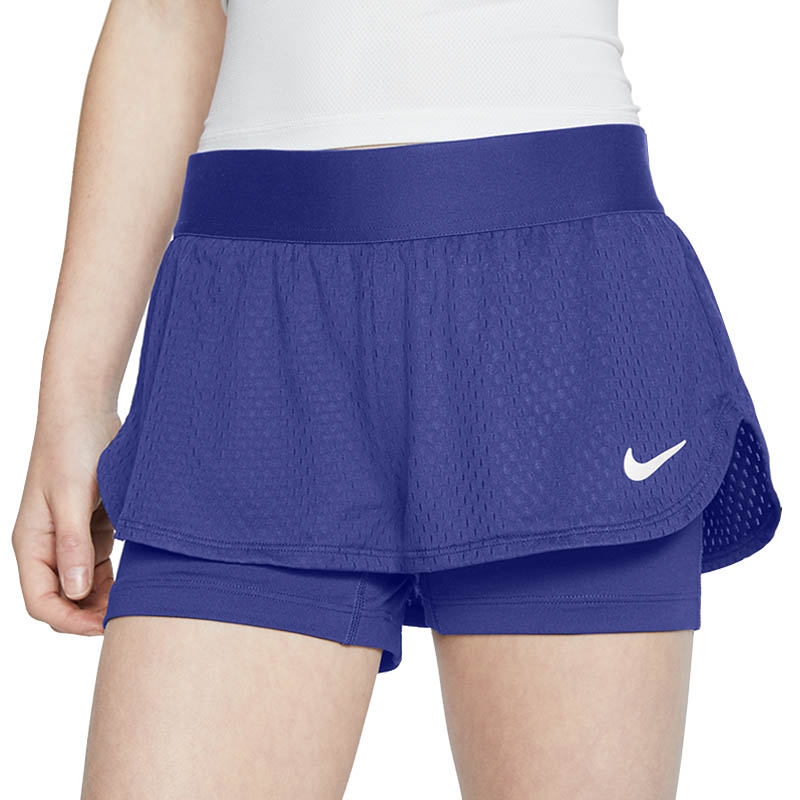 Nike Court Flex Girls' Tennis Short Violet/white