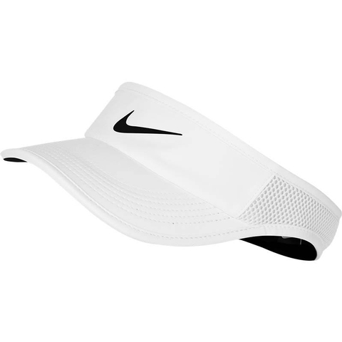 Nike Aerobill Featherlight Women's Tennis Visor White/black
