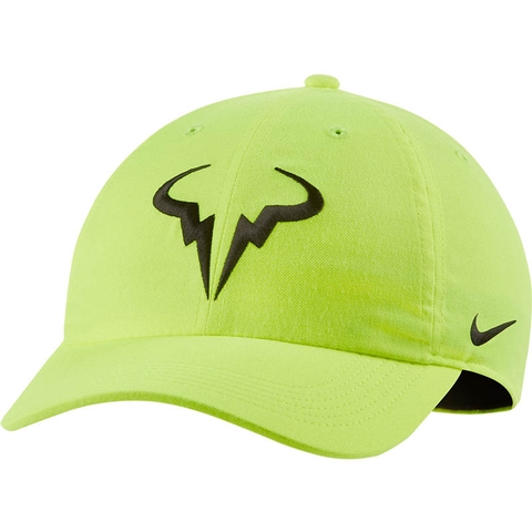 Nike Rafa Aerobill H86 Men's Tennis Hat Volt/black