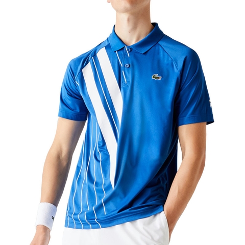 Lacoste Novak Ultra Dry Men's Tennis Polo Marina/white
