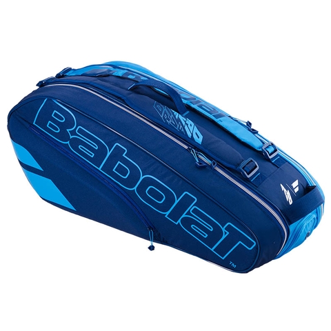 Babolat Blue Black Pure Drive 6 Pack Tennis Racquet Duffel Bag M