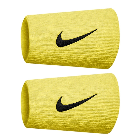 Nike Premier Tennis Doublewide Wristband Yellow/black