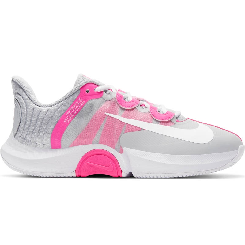 Nike Air Zoom GP Turbo Women's Tennis Shoe Grey/pink