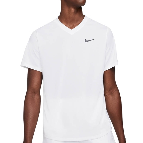 Nike Court Dry Victory Men's Tennis Crew White/black