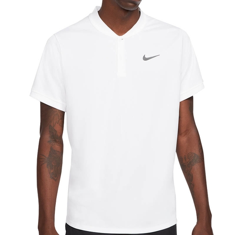 Nike Court Dry Blade Men's Tennis Polo White/black