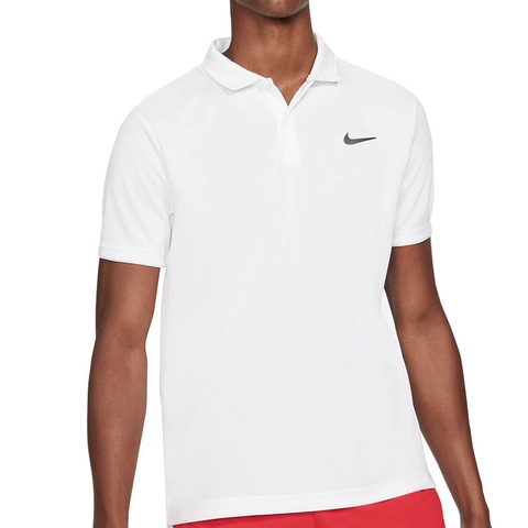 Nike Court Dry Victory Men's Tennis Polo White/black