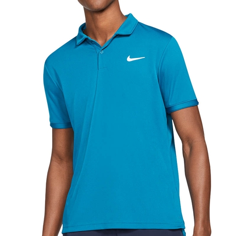 Nike Court Dry Victory Men's Tennis Polo Greenabyss/white