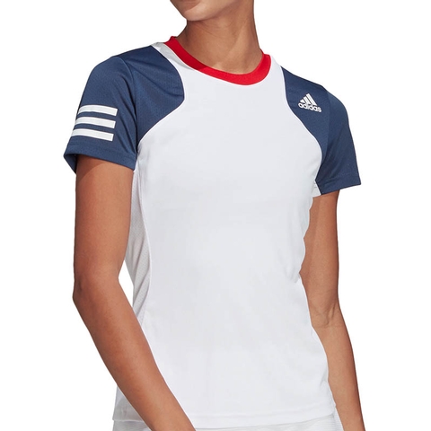 Adidas Club Women's Tennis Tee White/navy
