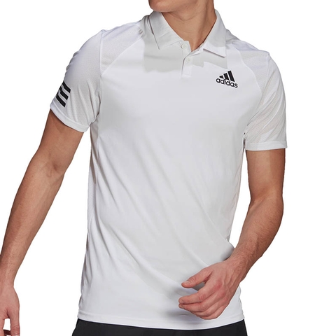 Adidas Club 3 Stripes Men's Tennis Polo White/black