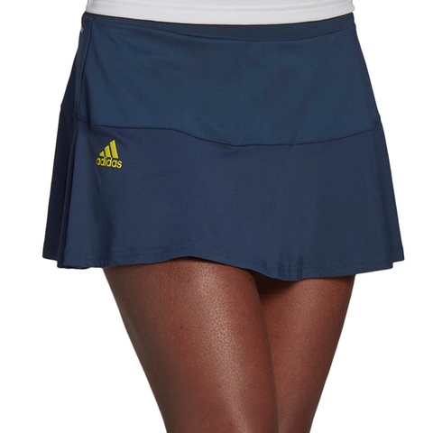 Adidas Match Women's Tennis Skirt Navy/yellow