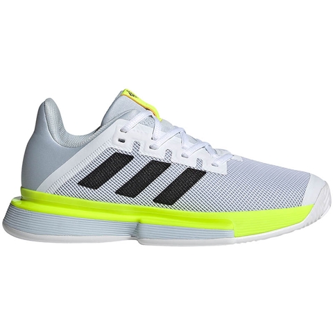 Adidas SoleMatch Bounce Women's Tennis Shoe White/yellow