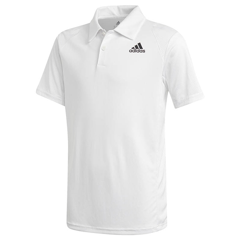 Adidas Club Boys' Tennis Polo White