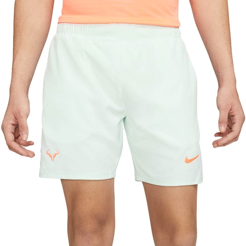 Nike Rafa 7 Men's Tennis Short Green/brightmango