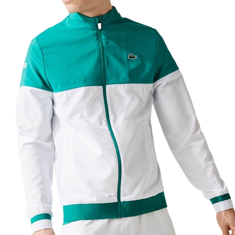 Lacoste Novak Men's Tennis Jacket White/green