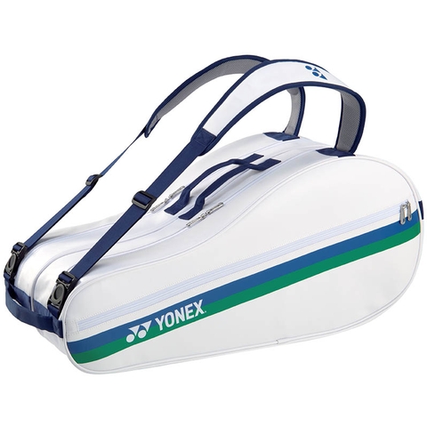 Yonex 75Th Elite Racquet 6 Pack Tennis Bag White