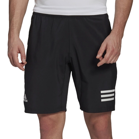 Adidas Club 3 Stripes 9 Men's Tennis Short Black/white