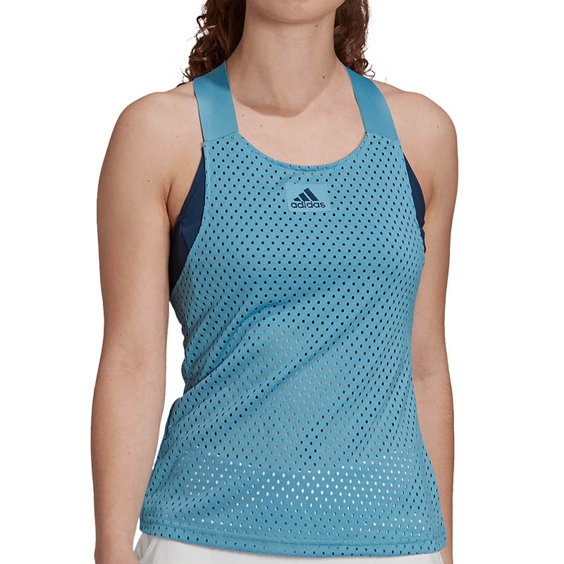 Adidas Prime Blue Y Women's Tennis Tank Hazyblue/navy