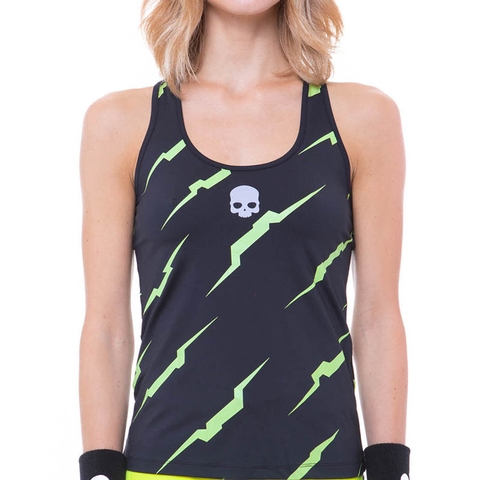 Hydrogen Thunder Women's Tennis Tank Black/neonyellow