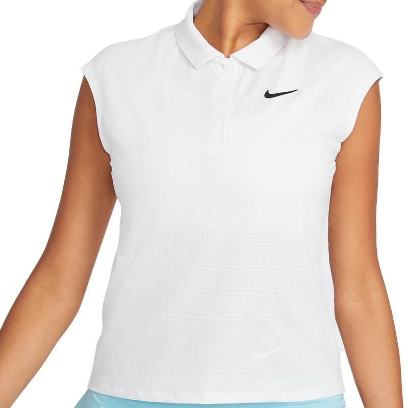 Nike Court Victory Women's Tennis Polo White/black