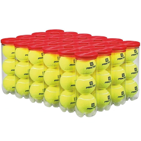 Wilson Practice Tennis Ball Case - 3 Ball Can x 24 .