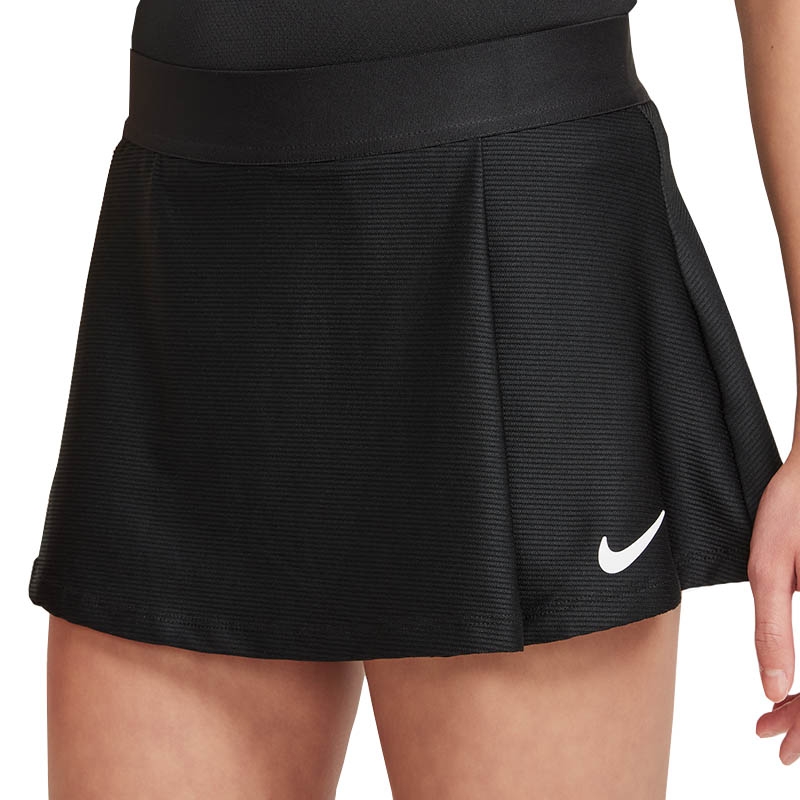 Nike Victory Flouncy Girls' Tennis Skirt Black/white