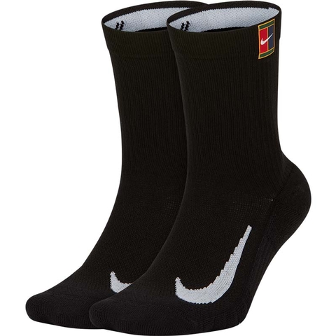 Nike Court Multiplier Max Crew Tennis Socks Black/black